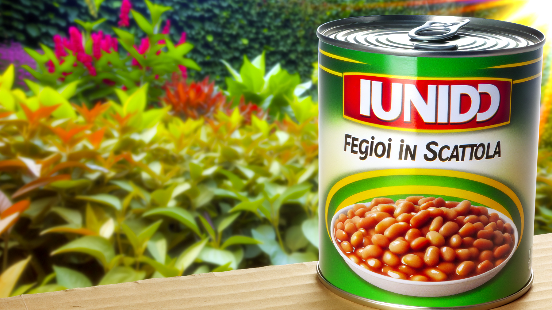 Fagioli in scatola lumache giardino"